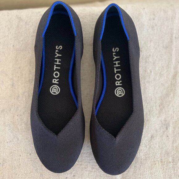 Rothy's Shoes - Rothy's Woman's Black The Flat Classic Shoes SZ 8